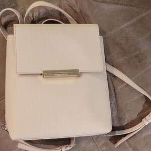 Kate Spade Ivory 3 In 1 Backpack with Gold Detail